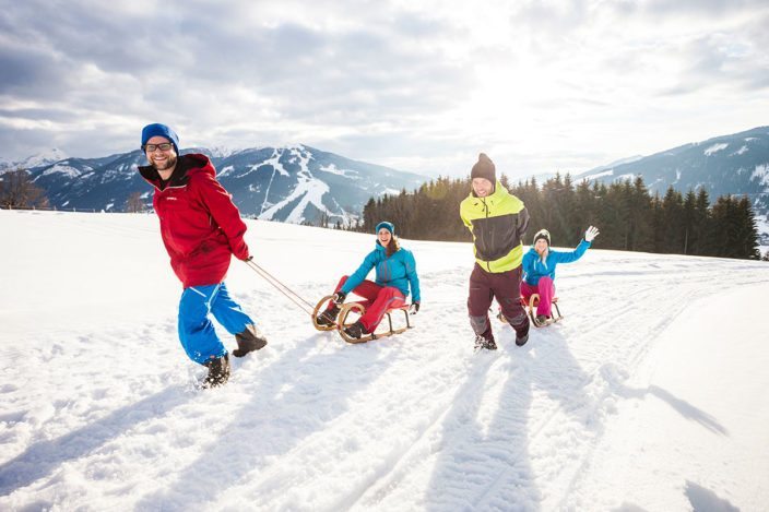Rodeln im Winterurlaub in Flachau - Ski amadé